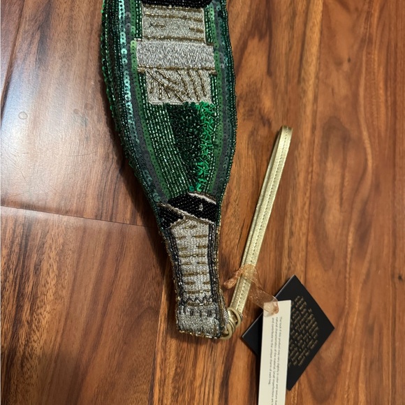 Champagne beaded purse/clutch - Picture 3 of 4